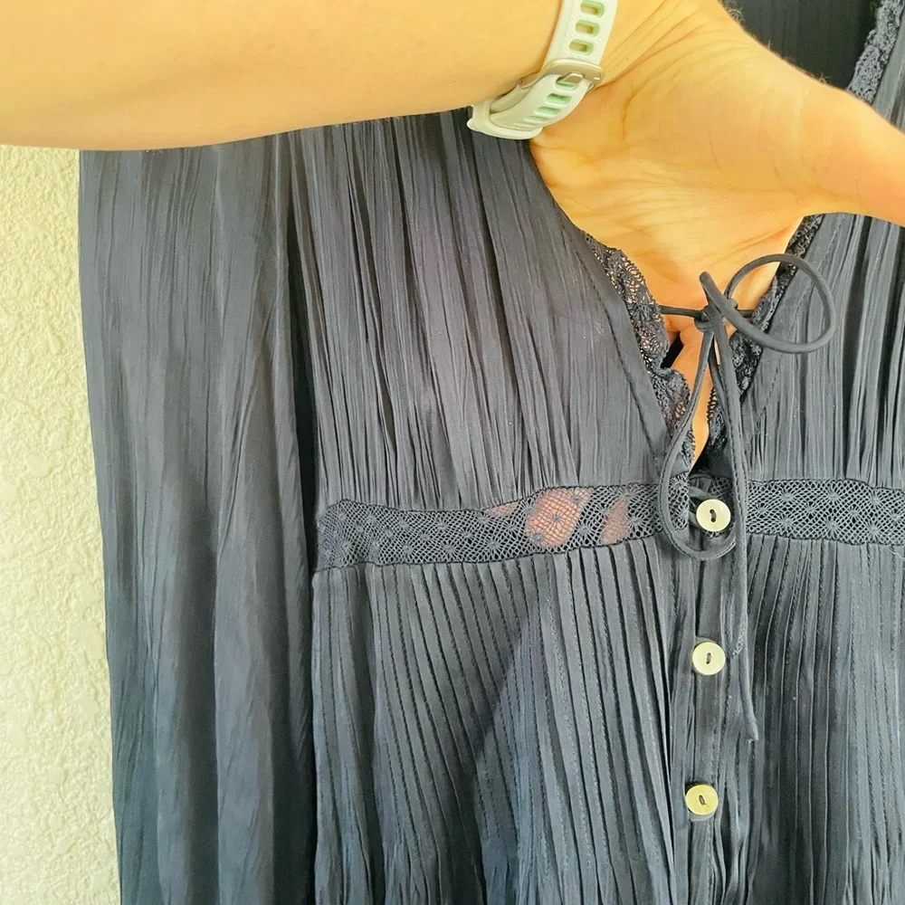 Wilfred Navy Blue Midi Dress - Picture 7 of 16